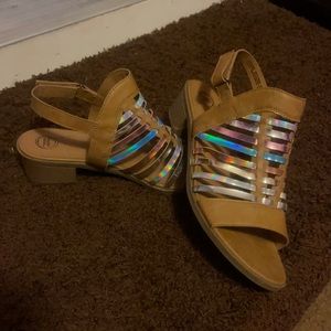 Gently used women’s sandals.